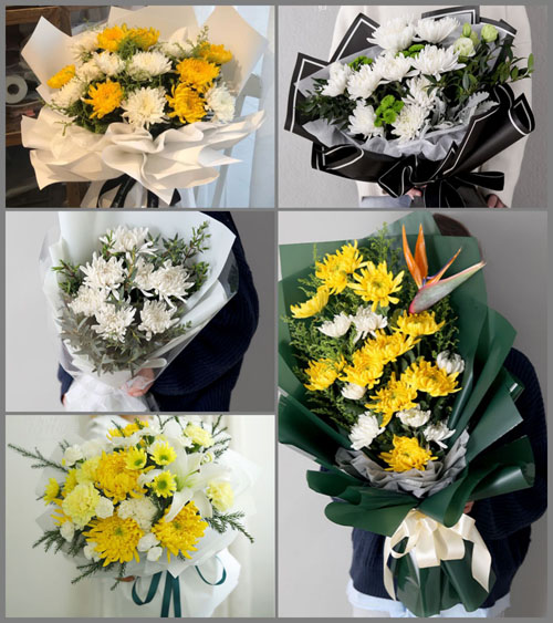 黑龙江绥化肇东市海城乡白事花束代送